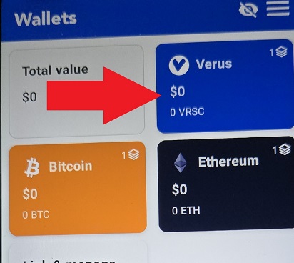 app VERUS per android